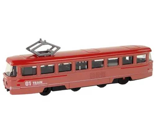 Train Friction Drive Sounds Metal Red