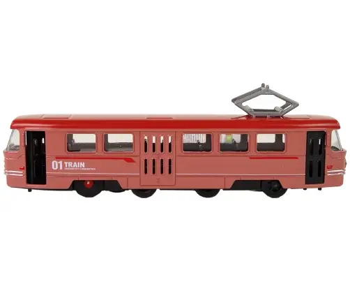 Train Friction Drive Sounds Metal Red