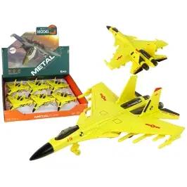 Yellow Friction Drive Fighter Plane 1:72