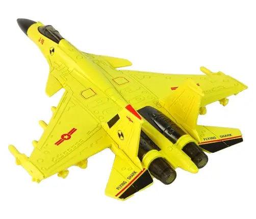 Yellow Friction Drive Fighter Plane 1:72
