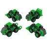 Farm Vehicle Set Green Tractors 4 Pieces