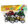 Set of Agricultural Tractors Farm 4 Colorful Pieces