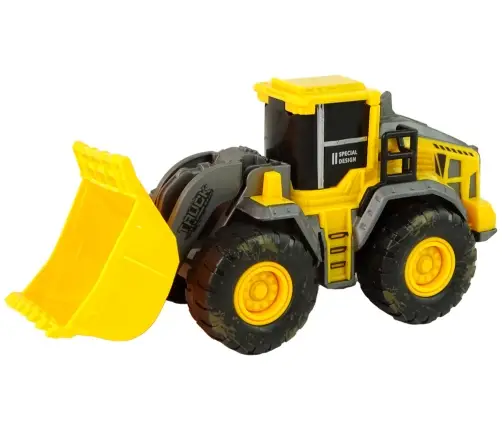 Set of Construction Vehicles 3 Yellow Models Set of Construction Vehicles 3 Yellow Models