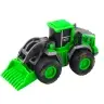 Construction Vehicle Excavator Green Friction Drive