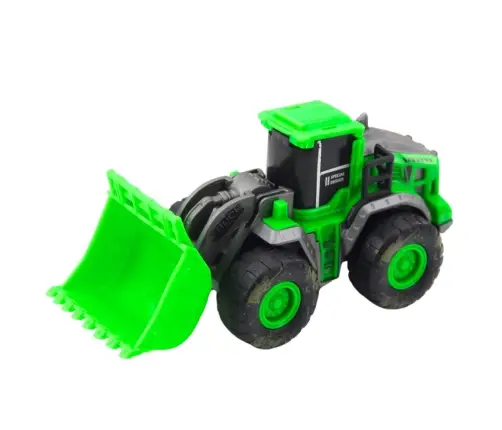 Construction Vehicle Excavator Green Friction Drive