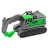 Construction Vehicle Excavator Green Friction Drive