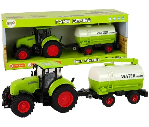 Tractor With Big Wheel Trailer Green Farm Tractor With Big Wheel Trailer Green Farm