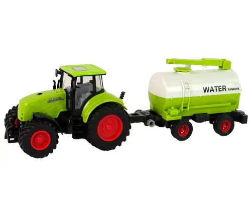 Tractor With Big Wheel Trailer Green Farm Tractor With Big Wheel Trailer Green Farm