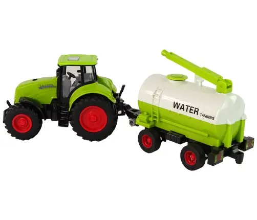 Tractor With Big Wheel Trailer Green Farm Tractor With Big Wheel Trailer Green Farm