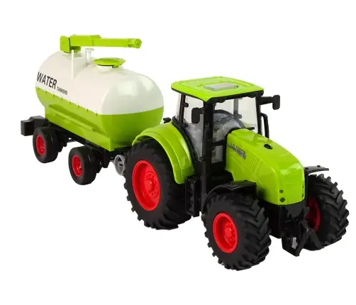 Tractor With Big Wheel Trailer Green Farm Tractor With Big Wheel Trailer Green Farm