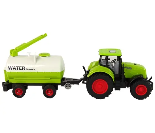 Tractor With Big Wheel Trailer Green Farm Tractor With Big Wheel Trailer Green Farm