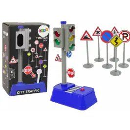 Set of Road Signs Lights Sounds 23 cm