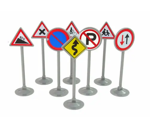 Set of Road Signs Lights Sounds 23 cm