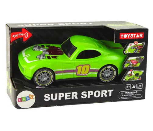 Car 1:14 Car Green Sports Sound Lights Vehicle Car 1:14 Car Green Sports Sound Lights Vehicle