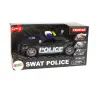 Car Police 1:14 Lights Sounds Black