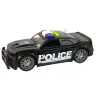 Car Police 1:14 Lights Sounds Black