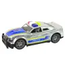 Car Police 1:14 Lights Sounds Silver