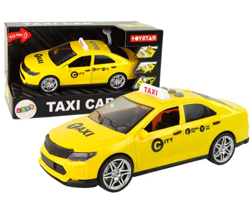 Car Taxi Vehicle 1:14 Lights Sounds Yellow Car Taxi Vehicle 1:14 Lights Sounds Yellow