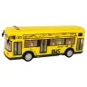 Yellow City Bus With Friction Drive 1:18