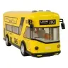 Yellow City Bus With Friction Drive 1:18