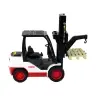 Forklift Truck Moving Fork Pallet.