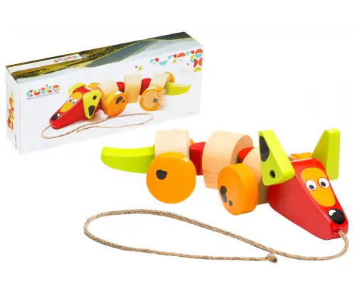 Wooden Dachshund Dog on a string Pull Toy 13623 Wooden Dachshund Dog on a string Pull Toy 13623