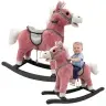 Rocking Horse 74 cm Pink Tones