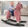 Rocking Horse 74 cm Pink Tones