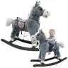 Rocking Horse 74 cm Gray Tones