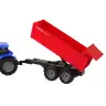 Tractor with Trailer Agricultural Vehicle Farm Blue