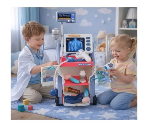 Set Of Little Doctor Stethoscope Light Pink