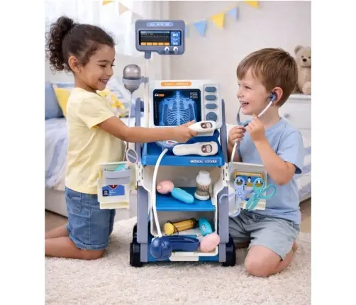 Set Of Little Doctor Stethoscope Light Blue