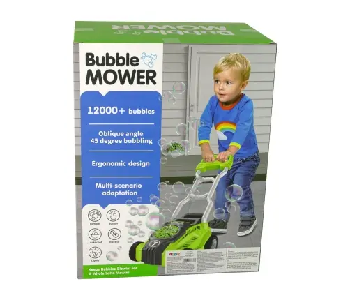 Mower Bubble Machine Green Mower Bubble Machine Green