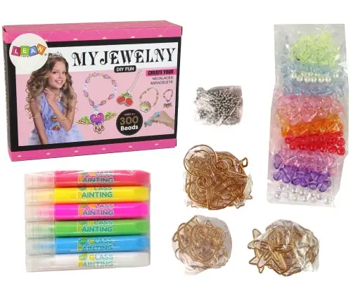 DIY Jewellery Making Set Beads Pens DIY Jewellery Making Set Beads Pens
