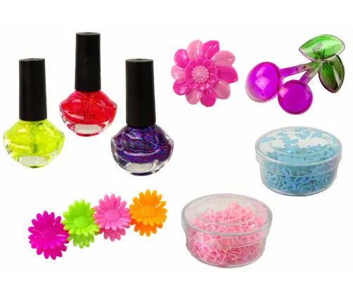 Unicorn nail art makeup set