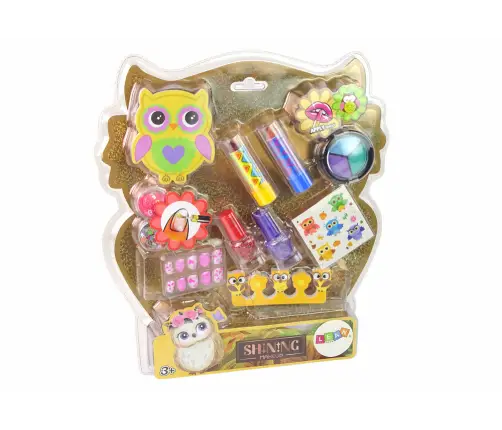 Owl nail art makeup set Owl nail art makeup set