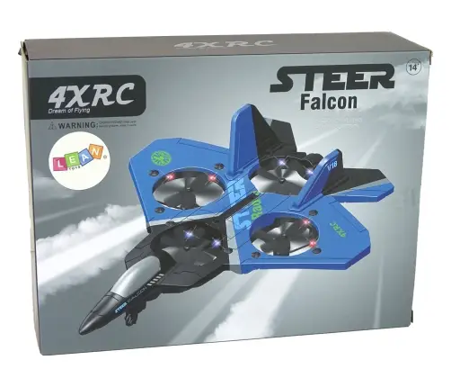 Remote controlled foam jet R/C 360 degrees