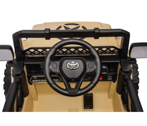 Divvietīgs bērnu elektromobilis Toyota FJ Khaki 4x4