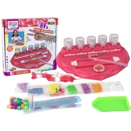 Set for making bracelets, diamonds, heart pasting Set for making bracelets, diamonds, heart pasting