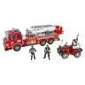 Fire Truck Playset Fire Rescue Brigade Set