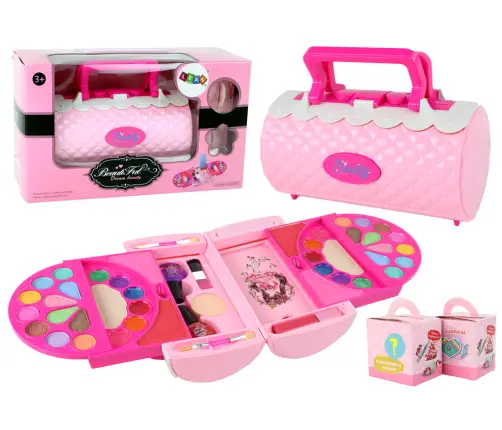 Makeup Set in Case Accessories Pink Makeup Set in Case Accessories Pink
