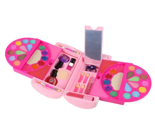 Makeup Set in Case Accessories Pink Makeup Set in Case Accessories Pink