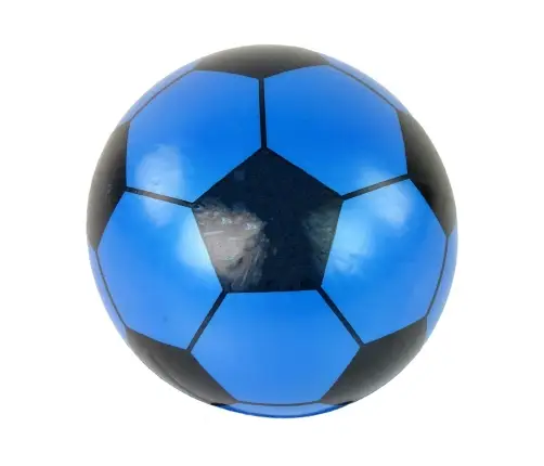 Ball Blue Black Rubber Large 23 cm Light