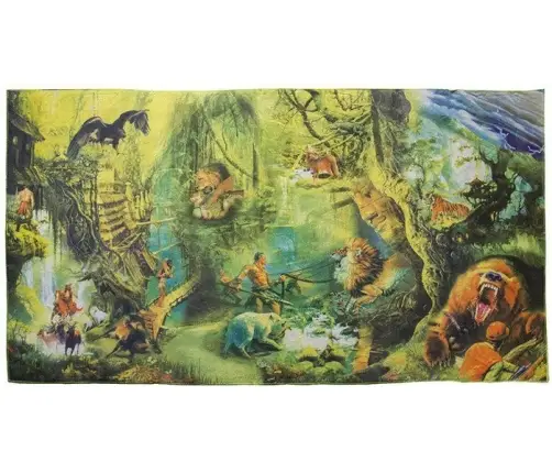 Floor Mat/Carpet/Rug - soft material, jungle styled