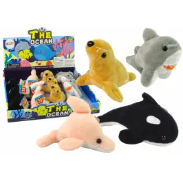 Mini Plush Sea Animals 4 Models
