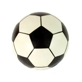 Ball White Black Rubber Large 23 cm Light Ball White Black Rubber Large 23 cm Light
