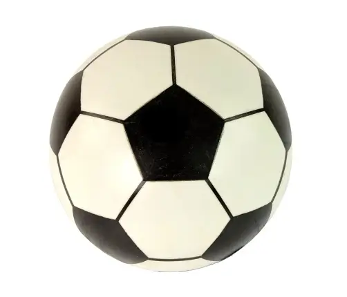 Ball White Black Rubber Large 23 cm Light Ball White Black Rubber Large 23 cm Light