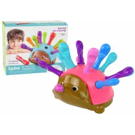 Hedgehog Puzzle Pink Colorful Spikes