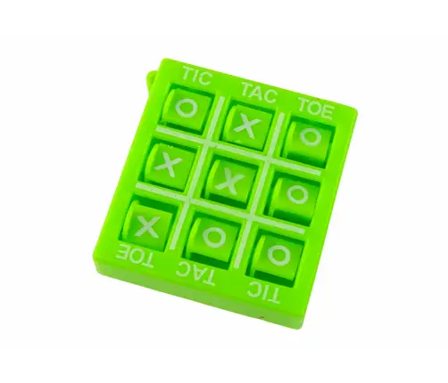 Tic Tac Toe Game 4.5 cm Green
