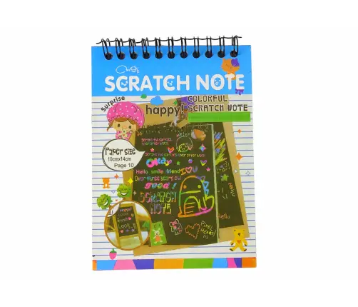 Scratchboard Notes For Kids Blue